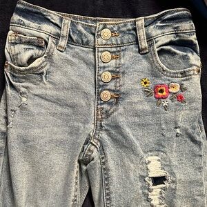 Cat and Jack embroidered jeans